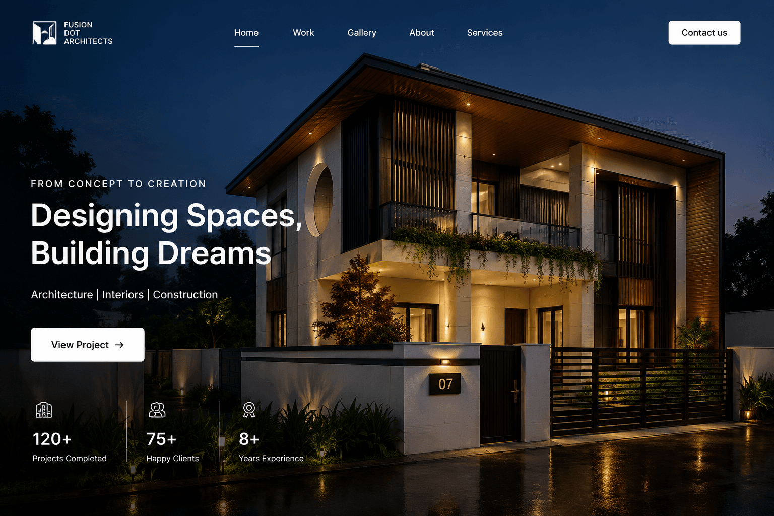 Fusion Dot Architects screenshot placeholder