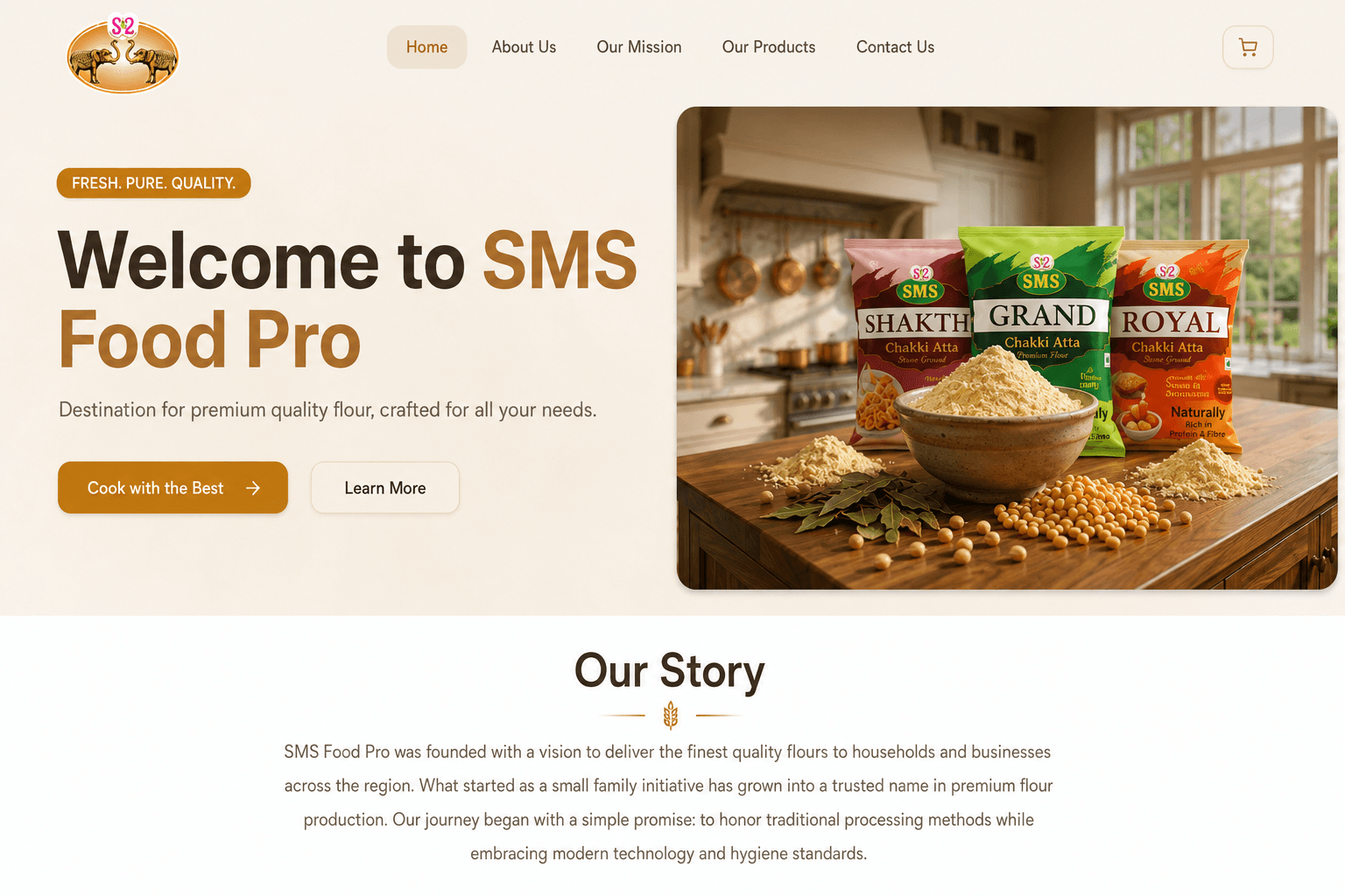SMS Food Pro Industries screenshot placeholder